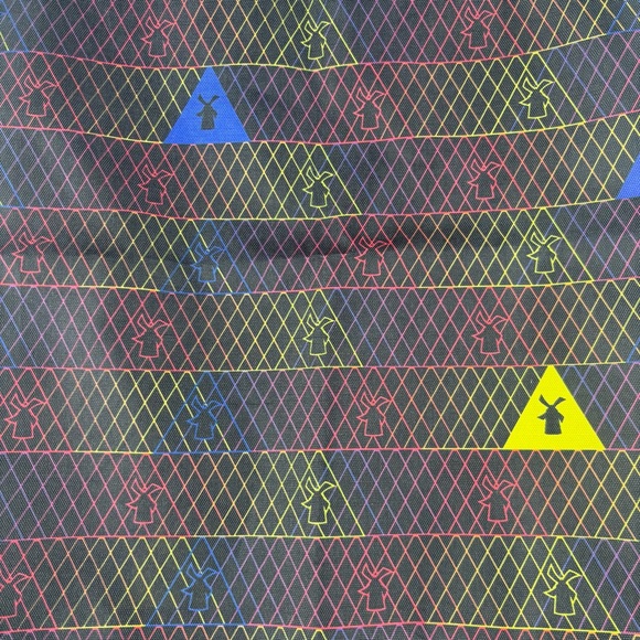 Dutch Bros Colorful Geometric Design Drawstring Backpack - Picture 6 of 8